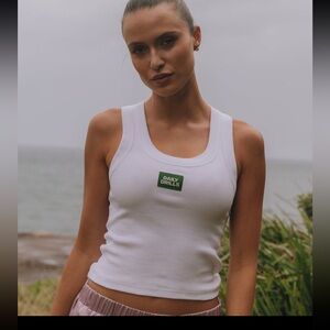 Daily Drills White Logo Tank